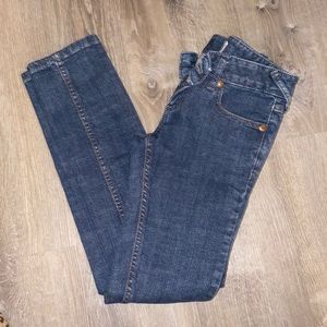 FREE PEOPLE  Taverniti Skinny Denim with Ankle Zippers
